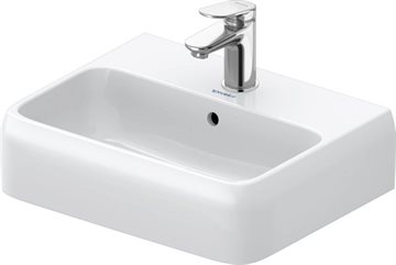 Duravit Qatego håndvask 45x35 cm med overløb til væg studio F.A. Porsche